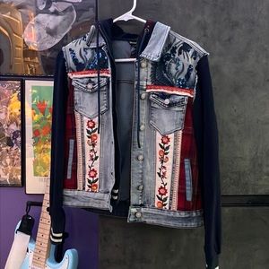 Customized Desigual Jean Jacket